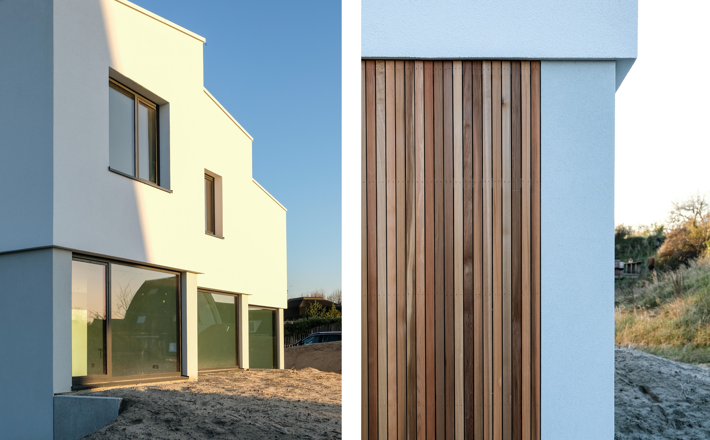 Duinvilla Monster bouwfase