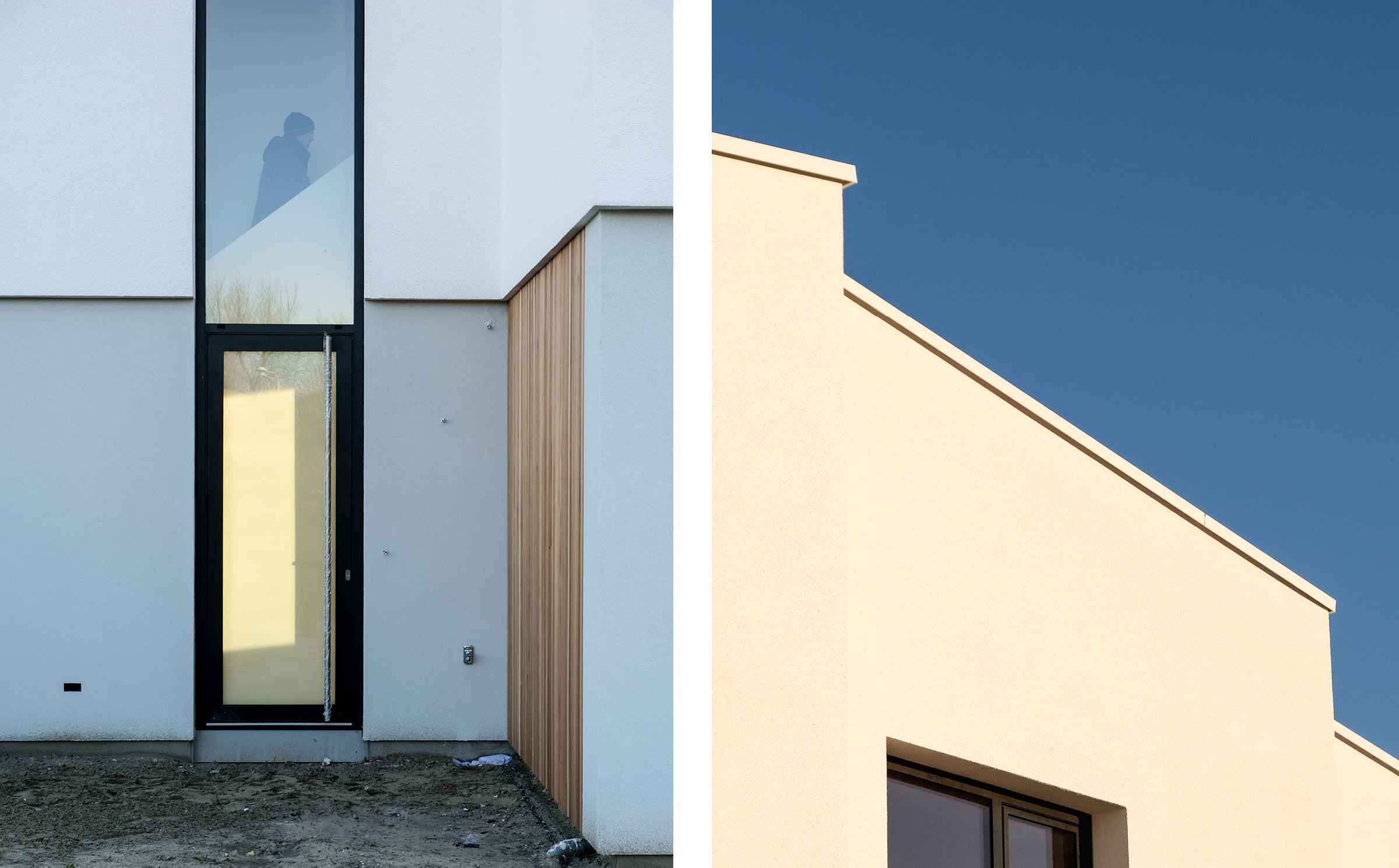 Duinvilla Monster bouwfase detail