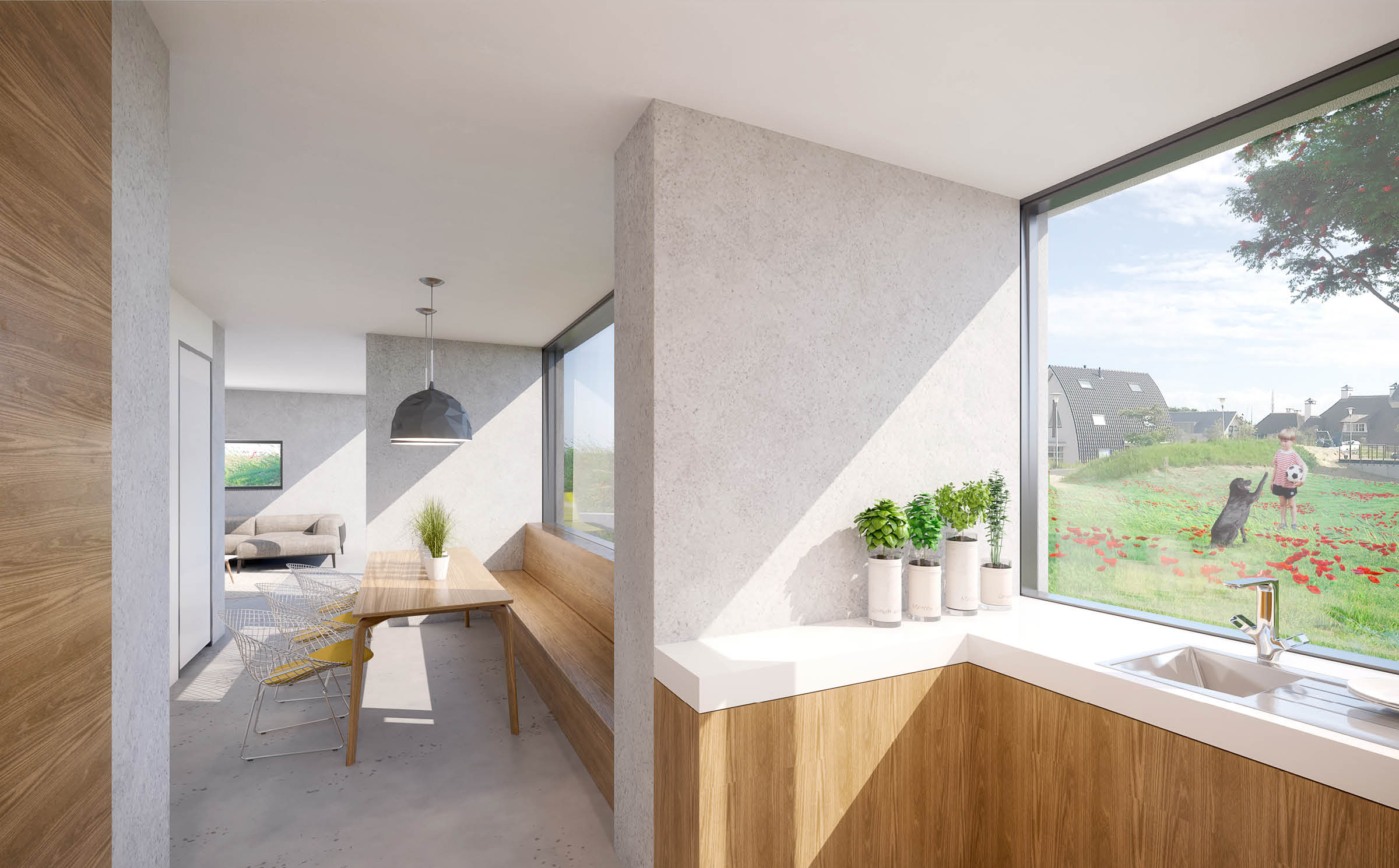 Duinvilla Monster geveldetail