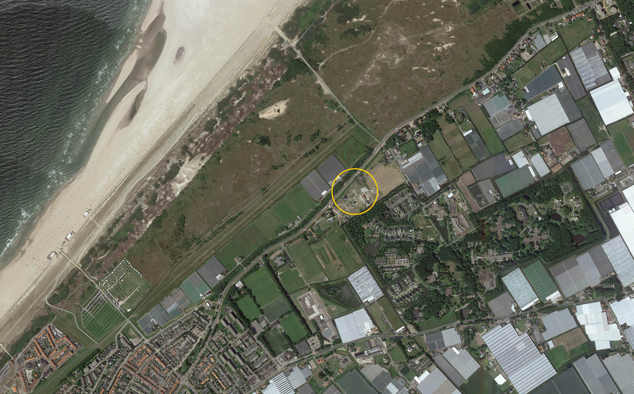 Duinvilla Monster uitzicht duinlandschap