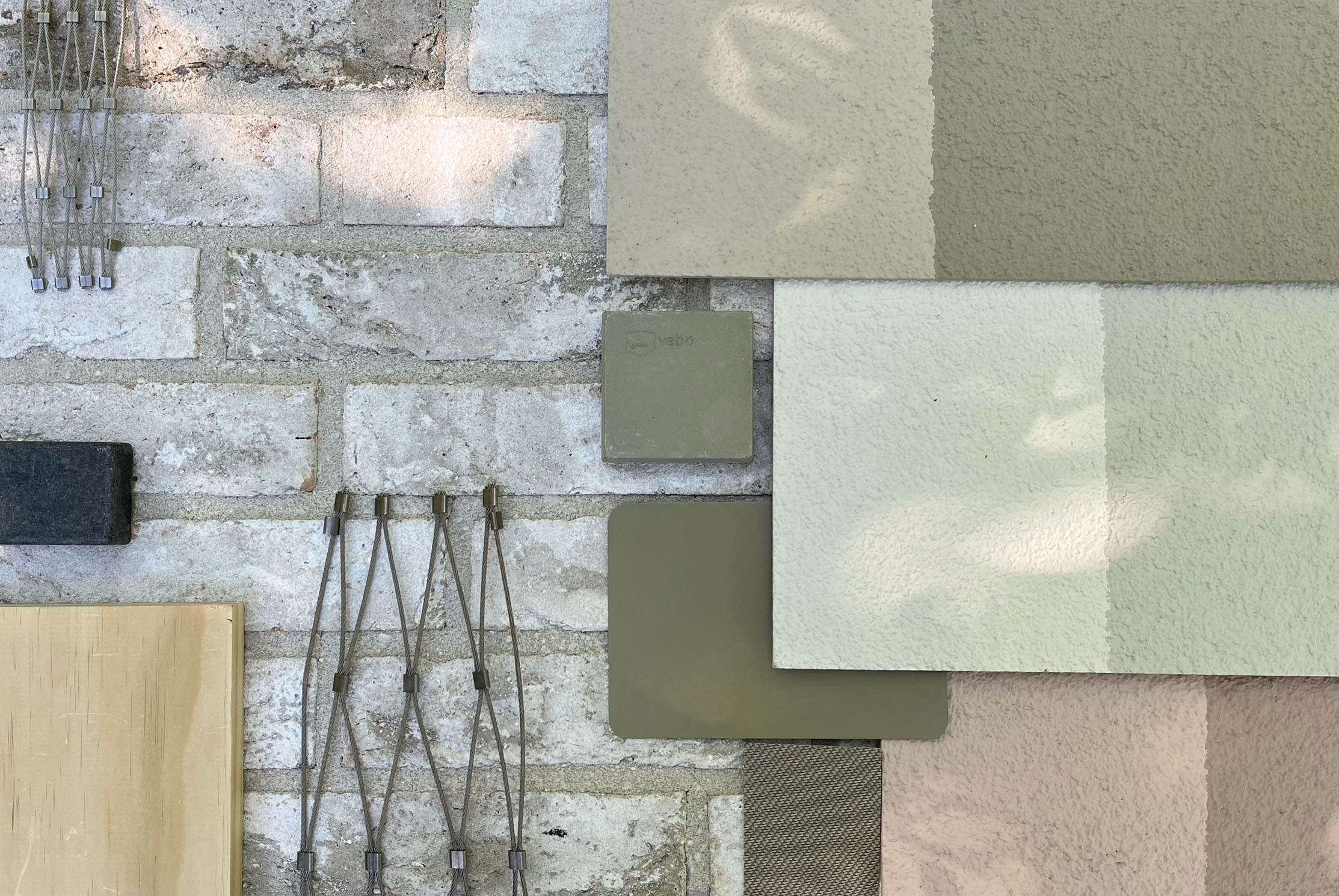 Materialencollage Mikado Horst