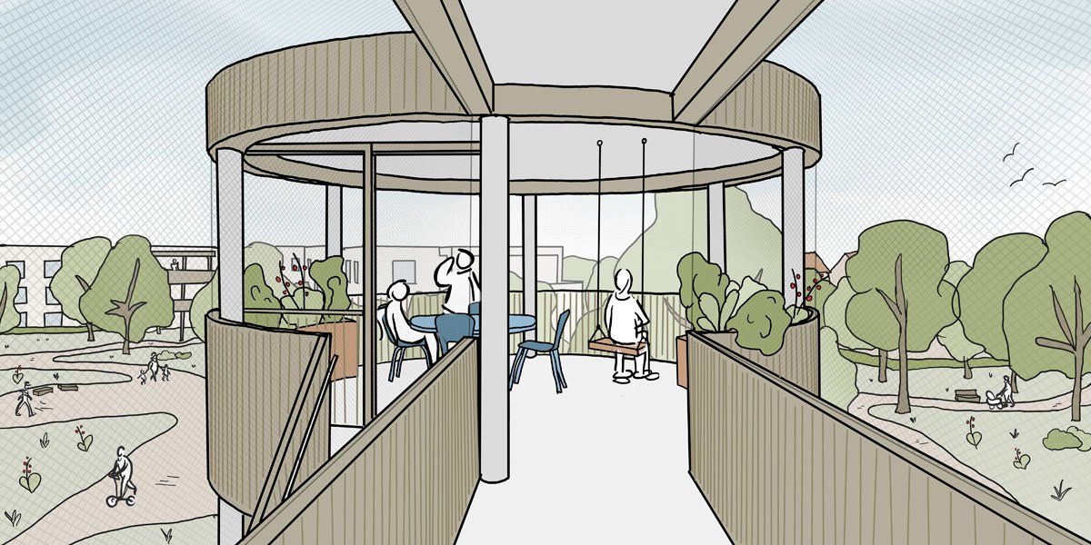 Schets torentje Mikado Horst