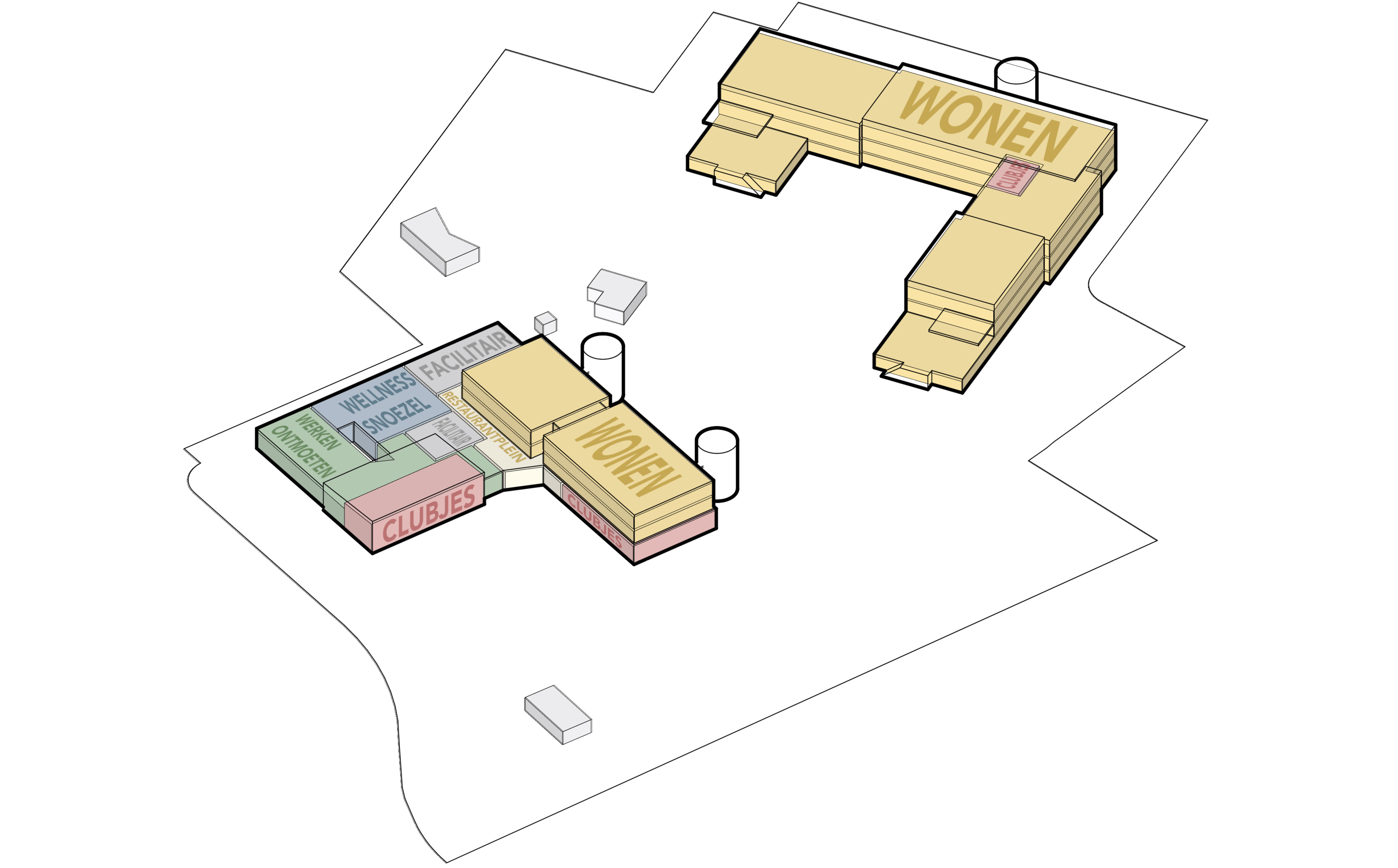 Zorgwoningen Mikado Horst buitenruimte